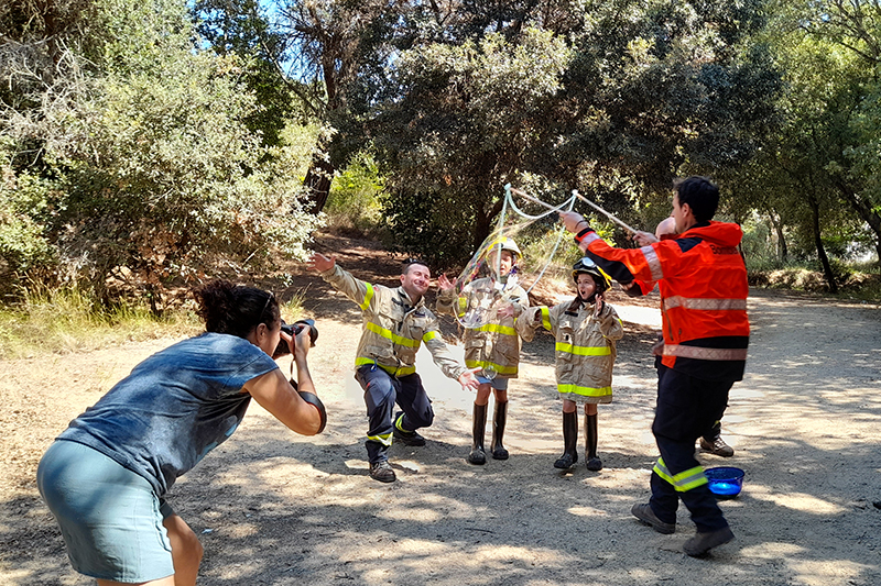 Sessió calendari Bombers amb Causa 2023 a Malgrat