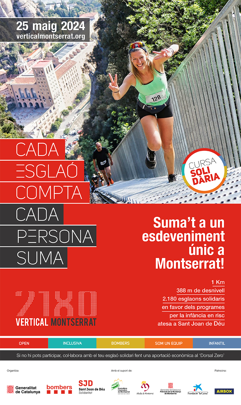 Cartell Vertical Montserrat 2024