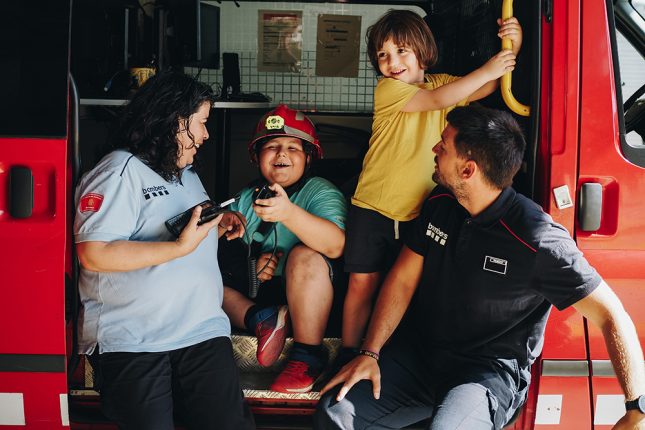 Calendari Bombers Amb Causa 2024 - Setembre - Girona (c) Sara Cabarrocas