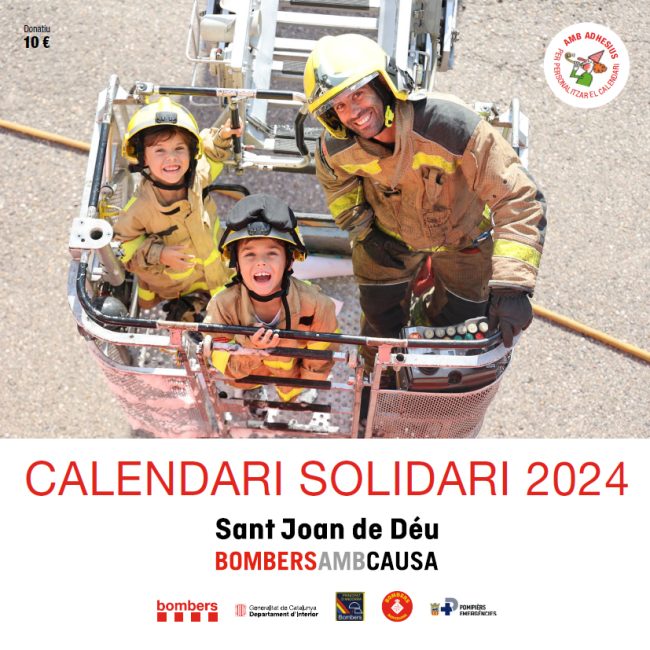 Portada calendari Bombers amb Causa 2024 (c) Anna Tur