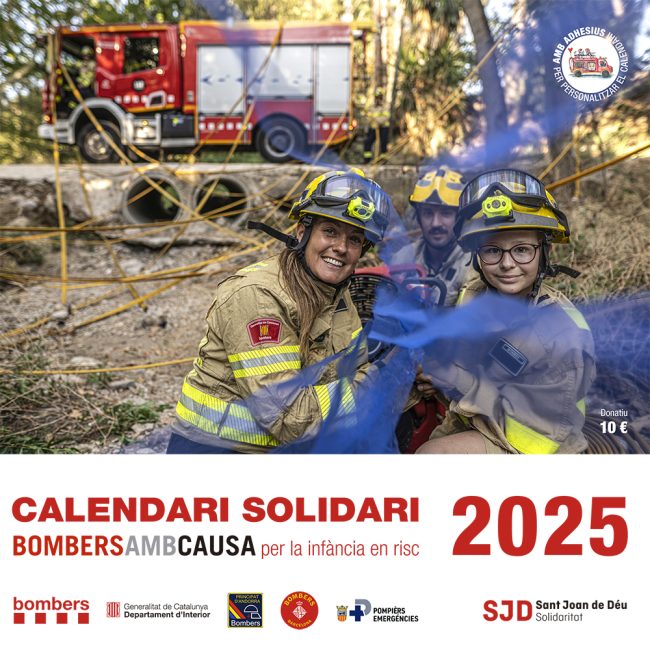 Portada calendari Bombers amb Causa 2025 (c) Pablo Tosco