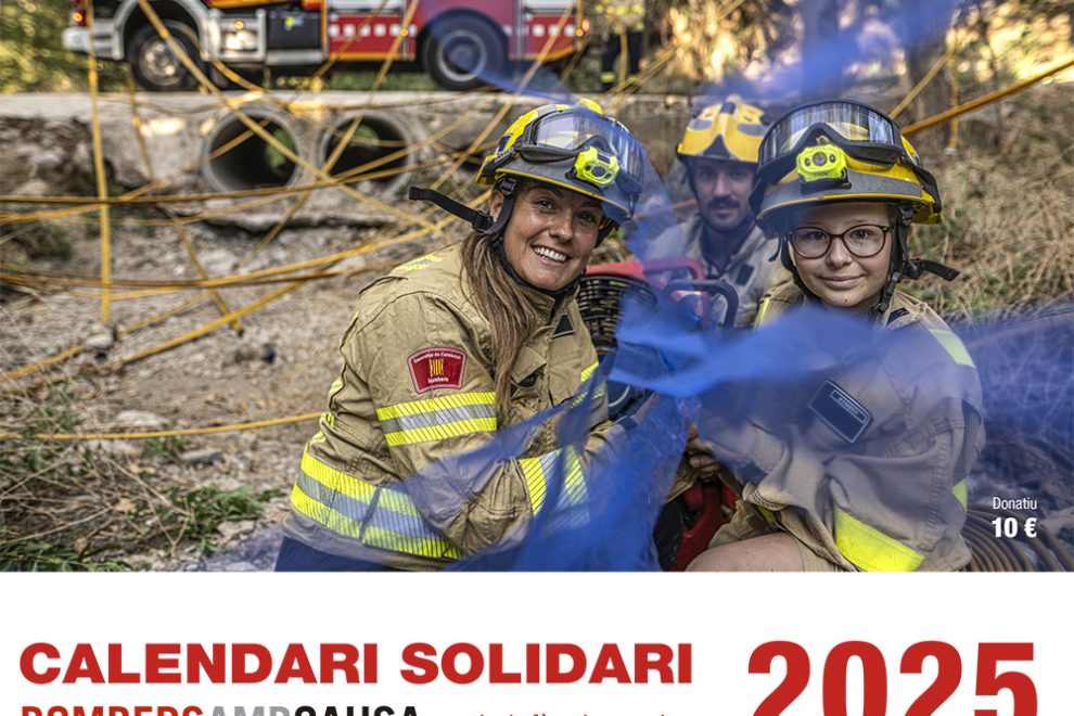 Portada calendari Bombers amb Causa 2025 (c) Pablo Tosco