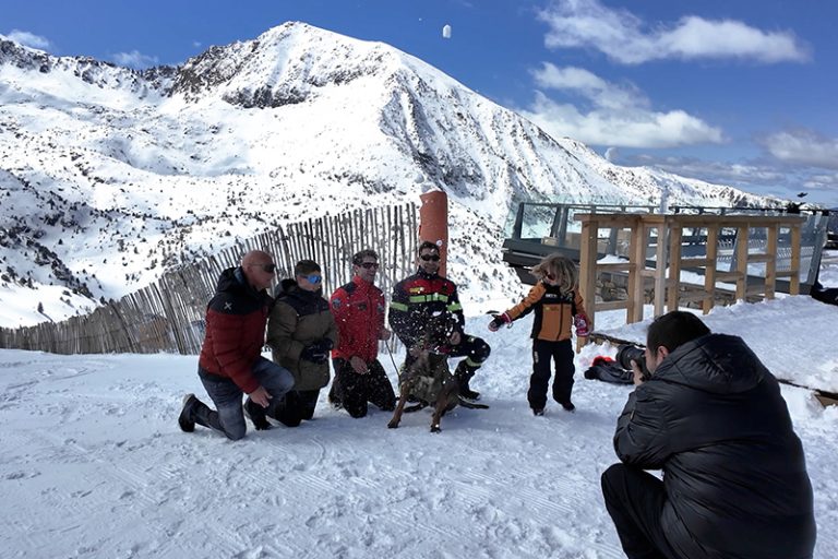 Sessió calendari Bombers amb Causa 2026 a Andorra.